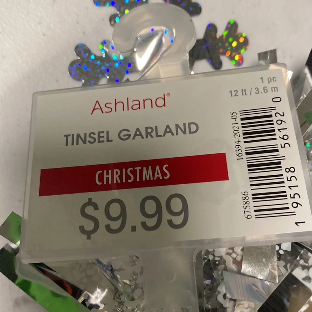 NWT Ashland Tinsel Garland